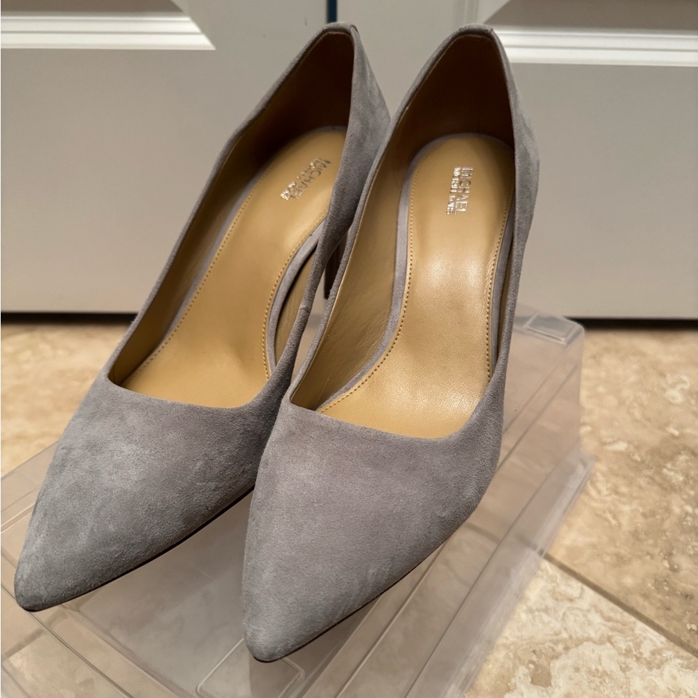 Michael Kors Dorothy Flex Pump, Grey Suede